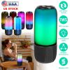 Wireless Portable Speaker Loud Stereo Speaker with 6 Color Changing Lights Radio Party TWS Speaker for Home Outdoor Travelling