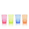 Party HotShots 1.5 oz Plastic Shot Glasses in Assorted Colors, CDU 100ct