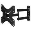 Fixed TV Wall Mount Bracket for 14-60in LED/LCD/PLASMA Flat TV VESA 400x400mm -8Â°~+5Â° Tilt Â±90Â° Swivel