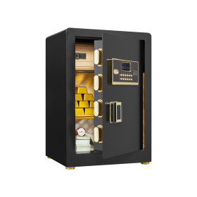 Solid Alloy Steel Office Hotel Home Safe, Security Digital Safes Box With Electronic Keypad, Spare Key, Smart Alert, Mute Mode, Anti-Theft Safe For Do