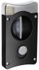 Caseti Wedge V Cigar Cutter - Black - CACU137BK