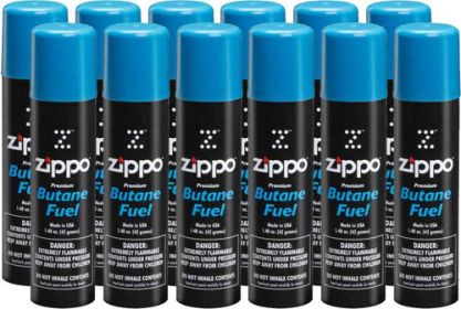 Zippo Butane Fuel 1.48 oz (12 pack) - Shipped Separately by Ground - buz12