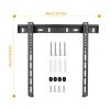 TV Wall Mount TV Wall Holder Bracket Support 32-65 inch Flat TV Max Hole Distance 400x400mm Hold Up To 30kg/66.14lbs