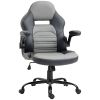 Vinsetto Gaming Chair Home Office Swivel Racing Computer Desk Chair with Flip-Up Armrest Wheels
