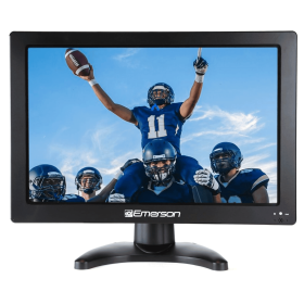 Emerson 13.3" Portable Digital TV with 12V DC Car Adapter and Rechargeable Battery