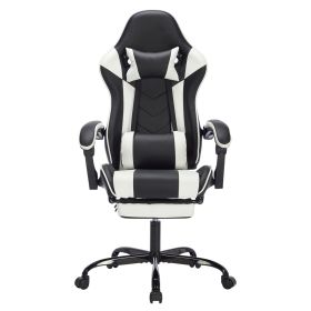 Gaming Chair with Footrest, Ergonomic Computer Chair with Headrest and Lumbar Support