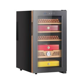 Electric Humidor, 48L, 350 Counts Electric Cigar Humidor Cabinet with Cooling Temperature Control, Spanish Cedar Wood Shelves & Drawers