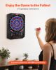 Electronic Dart Board, 13.5" Target Dartboard with 45 Games & 474 Variations for Up to 8 Players, 6 Dart Shafts with Flights & 50 Soft Tips