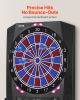 Electronic Dart Board, 13.5" Target Dartboard with 45 Games & 474 Variations for Up to 8 Players, 6 Dart Shafts with Flights & 50 Soft Tips