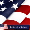 American Flag 75D Printed Polyester 3x5 Ft Double Needle Lockstitch Edges