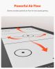 84" Air Hockey Table, Indoor Arcade Table Gaming Set with 2 Pushers, 2 Pucks, Electronic Scorer, X-shaped Legs & High-powered Blower