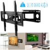 Full Motion TV Wall Mount Swivel Tilt TV Wall Rack Support 37-70â€ TV Wall Mount Max VESA Up To 600x400mm Holds Up To 99LBS