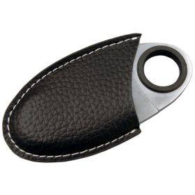 Visol Blade Protector Black Leatherette Cigar Cutter Pouch - VAC115