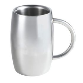 Visol Emerald Double Walled Stainless Steel Beer Mug - 14 oz - VAC209