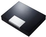 Visol Barclay Black Matte Desktop Humidor / Gift Box - Holds 10 Cigars - VHUD603
