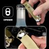 Cool Metal Design Jet Torch Lighter Refillable Butane Novelty Lighter for Gift Fireplace Candle Camping BBQ