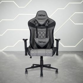 Techni Sport XL Ergonomic Gaming Chair , Grey (Color: as Pic)