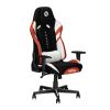 Techni Sport TSF72 Echo Gaming Chair - Black with Red & White